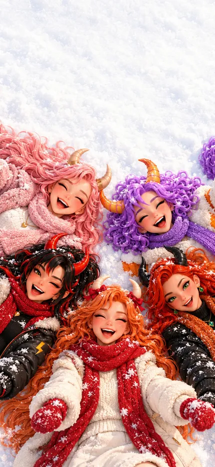 Fondo de pantalla de Navidad de las cinco de ONIKIX: una estrella en la nieve