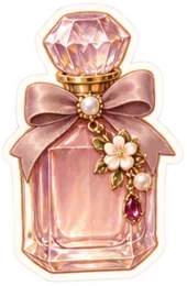 Pegatina de Amalia: perfume