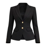 Blazer Sofía negro elegante estilo oficial ONIKIX