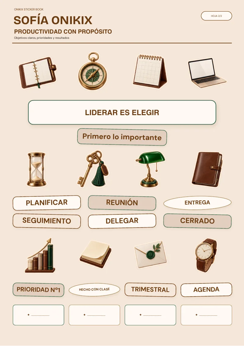 Hoja 2 · etiquetas en blanco para tu letra, del Sticker Book de Sofía — ONIKIX
